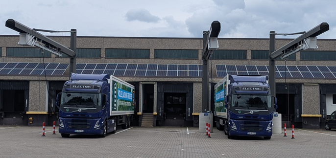 Neuer variabler Chargelift zum flexiblen Laden von SBRS bei ALDI SÜD in Rastatt