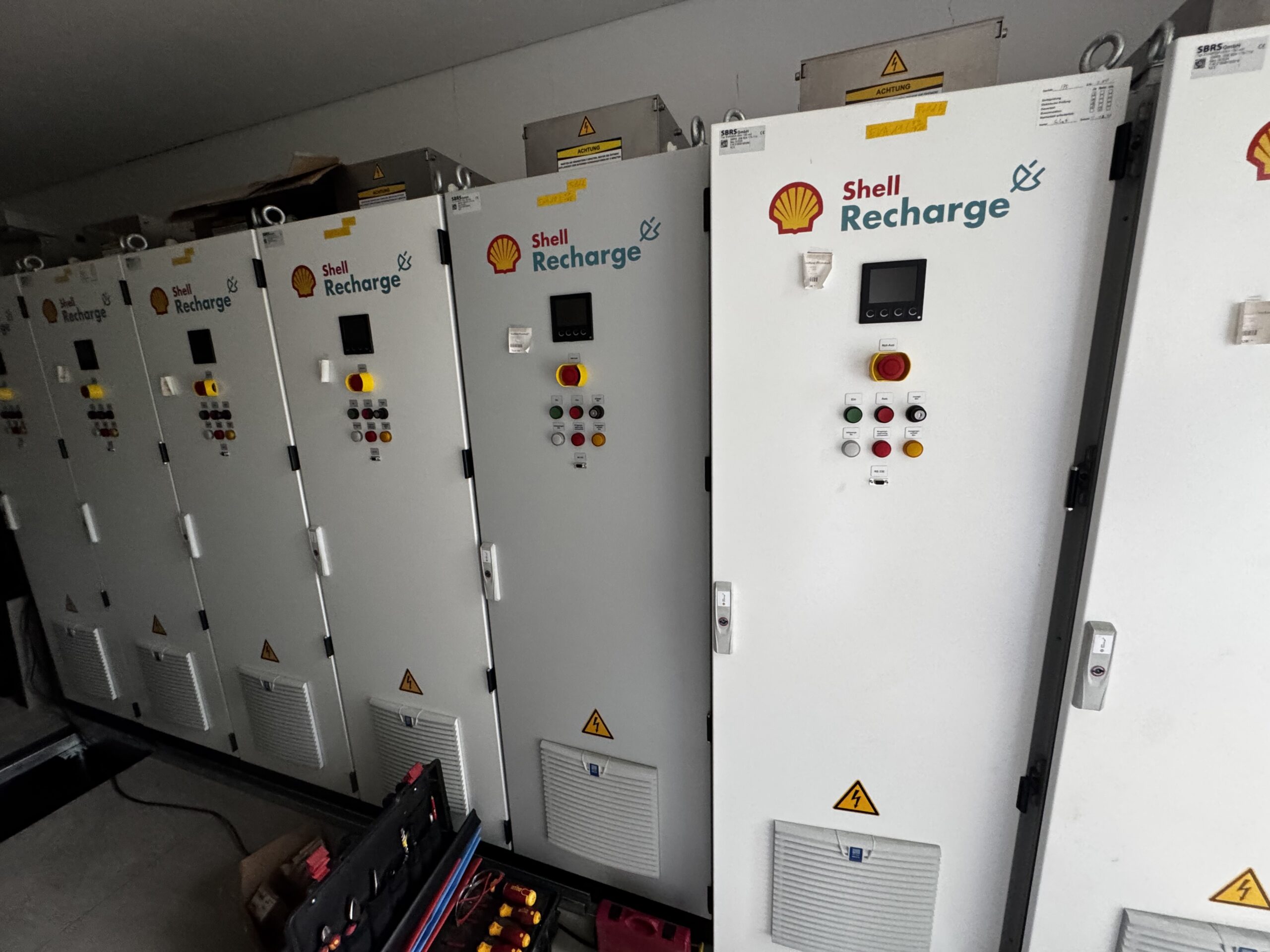 SBRS chargers in a row