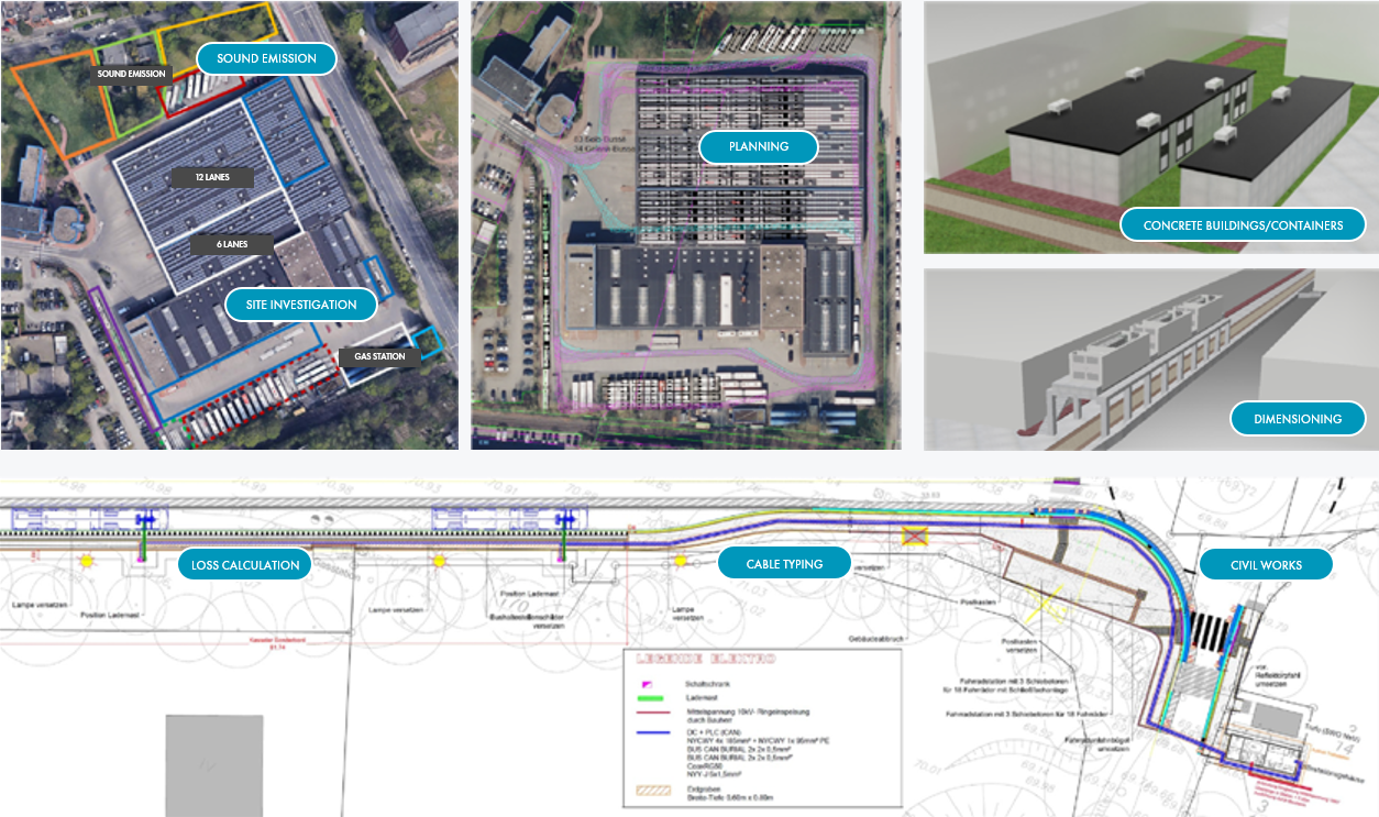 Menschen, die gemeinsam an einem Plan arbeiten, mit Dokumenten und einem Stift auf dem Tisch